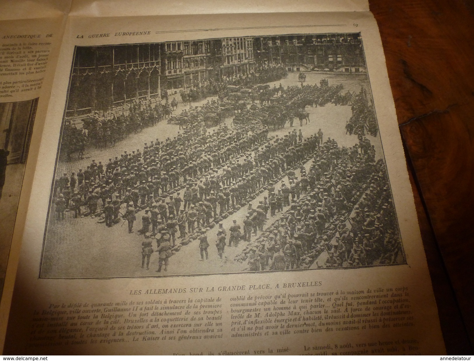 1914 ILLUSTRE NATIONAL Histoire anecdotique GUERRE EUROPEENNE (NOS ZOUAVES en BELGIQUE) résistance héroïque des belges