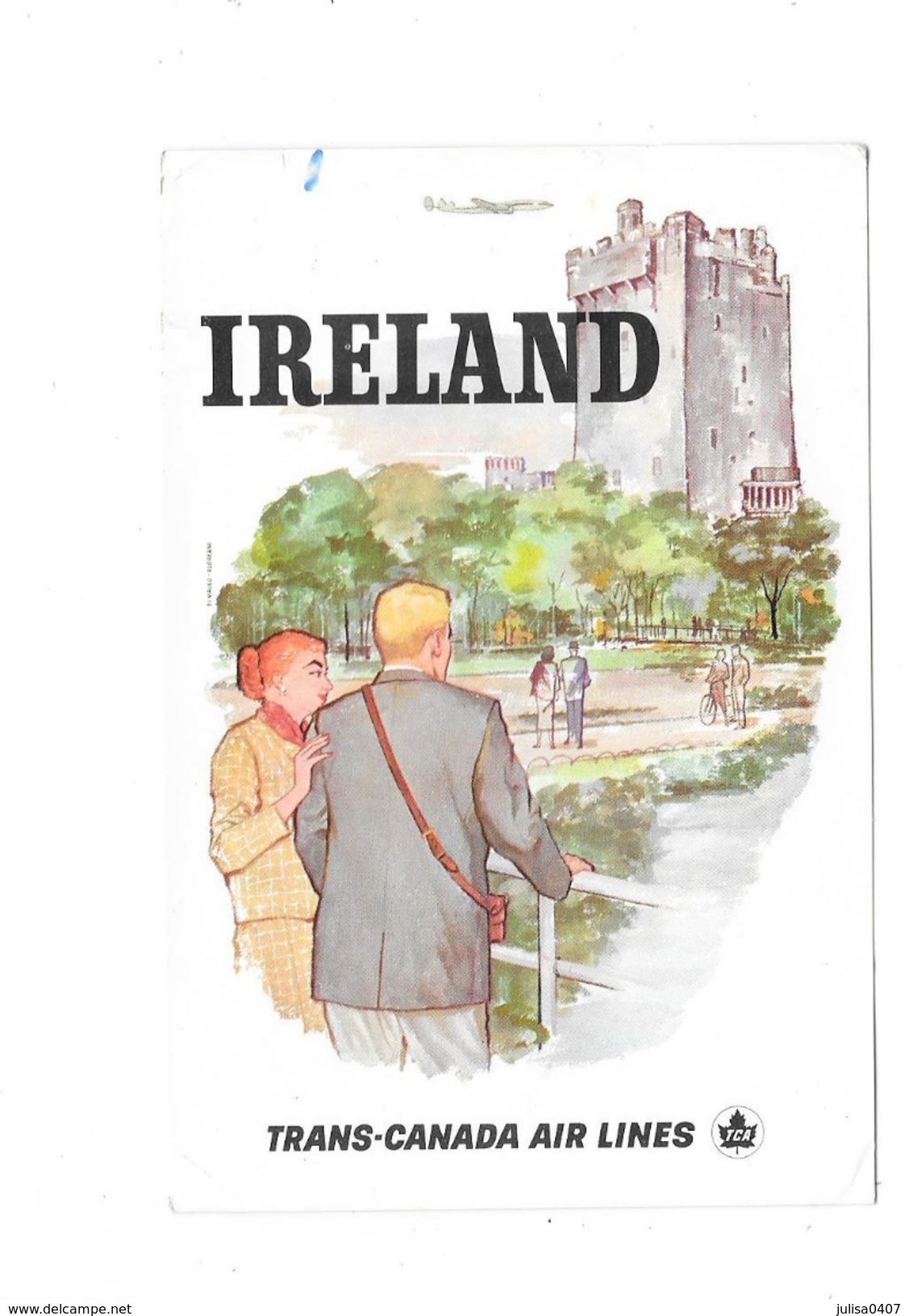 TRANS CANADA AIR LINES Cpsm Publicitaire IRELAND - Sonstige & Ohne Zuordnung