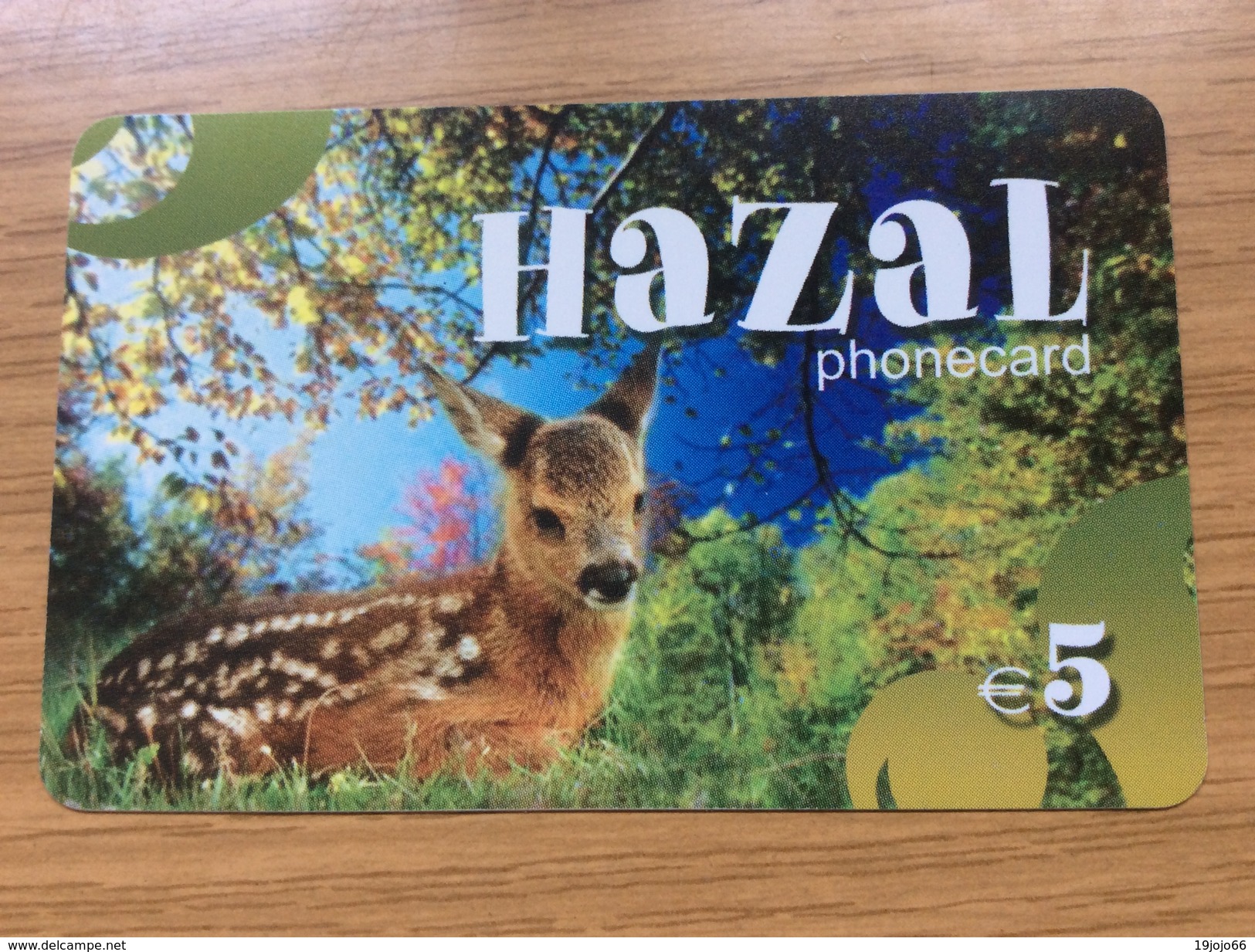 Hazal  -  5 &euro; -  Bambi Motive / Animal    -  Fine Used Condition - GSM, Cartes Prepayées & Recharges