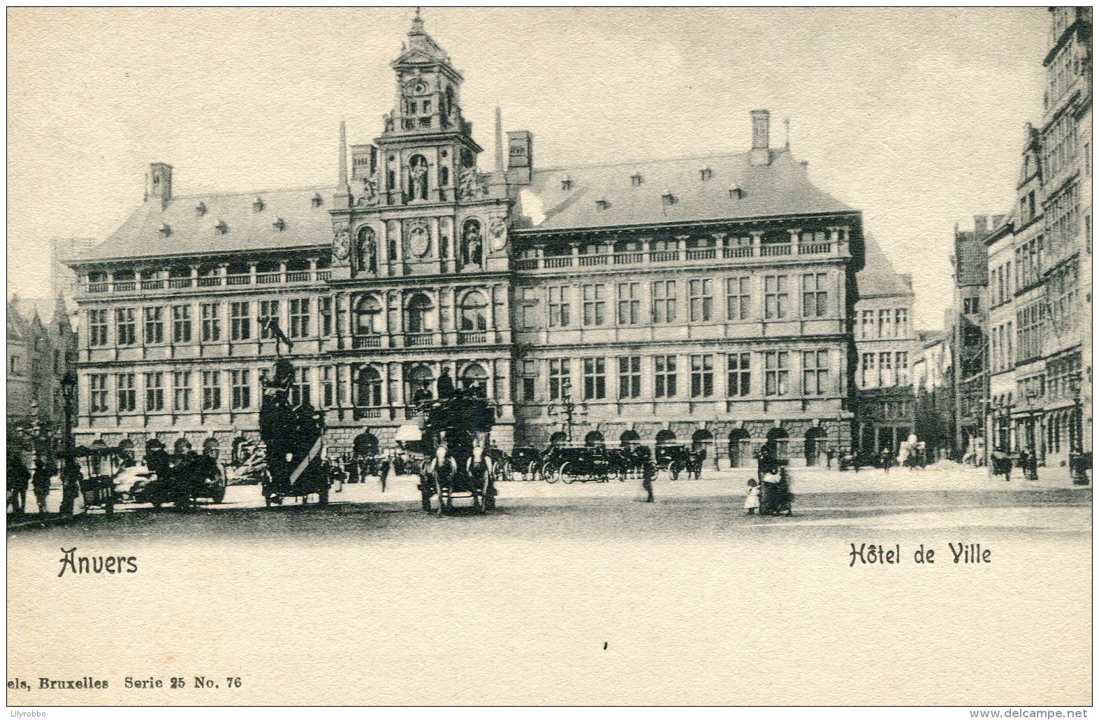 BELGIUM -  ANTWERPEN - Hotel De Ville  - Nicely Animated - Unused Undivided Rear - Antwerpen