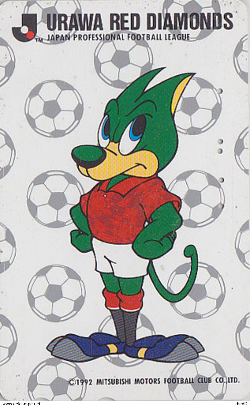 Télécarte Japon / 110-142288 - JAPAN FOOTBALL LEAGUE * SONY MOVIC * / RED DIAMONDS - Comics Sport Phonecard  - 1031 - Deportes