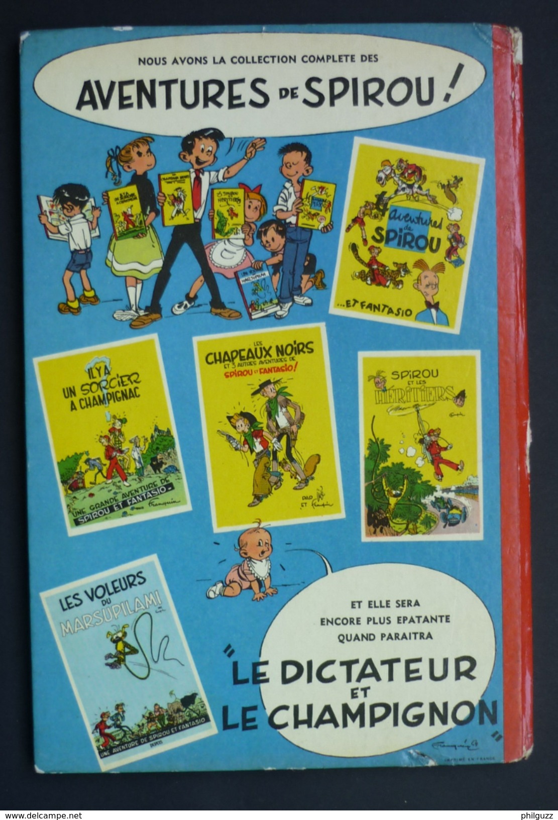 BANDE DESSINEE SPIROU ET FANTASIO LA CORNE DE RHINOCEROS EO FRANCAISE FRANQUIN - Spirou Et Fantasio