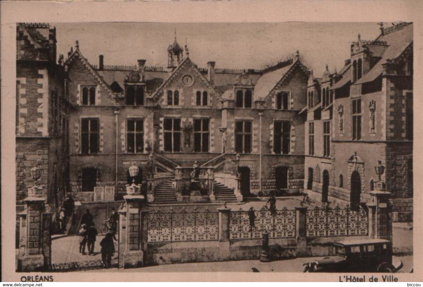 CP ORLEANS - 1939 - L'Hôtel De Ville - (Automobile) - Edit. Lenormand - (Timbre "pour La Natalité") - Orleans