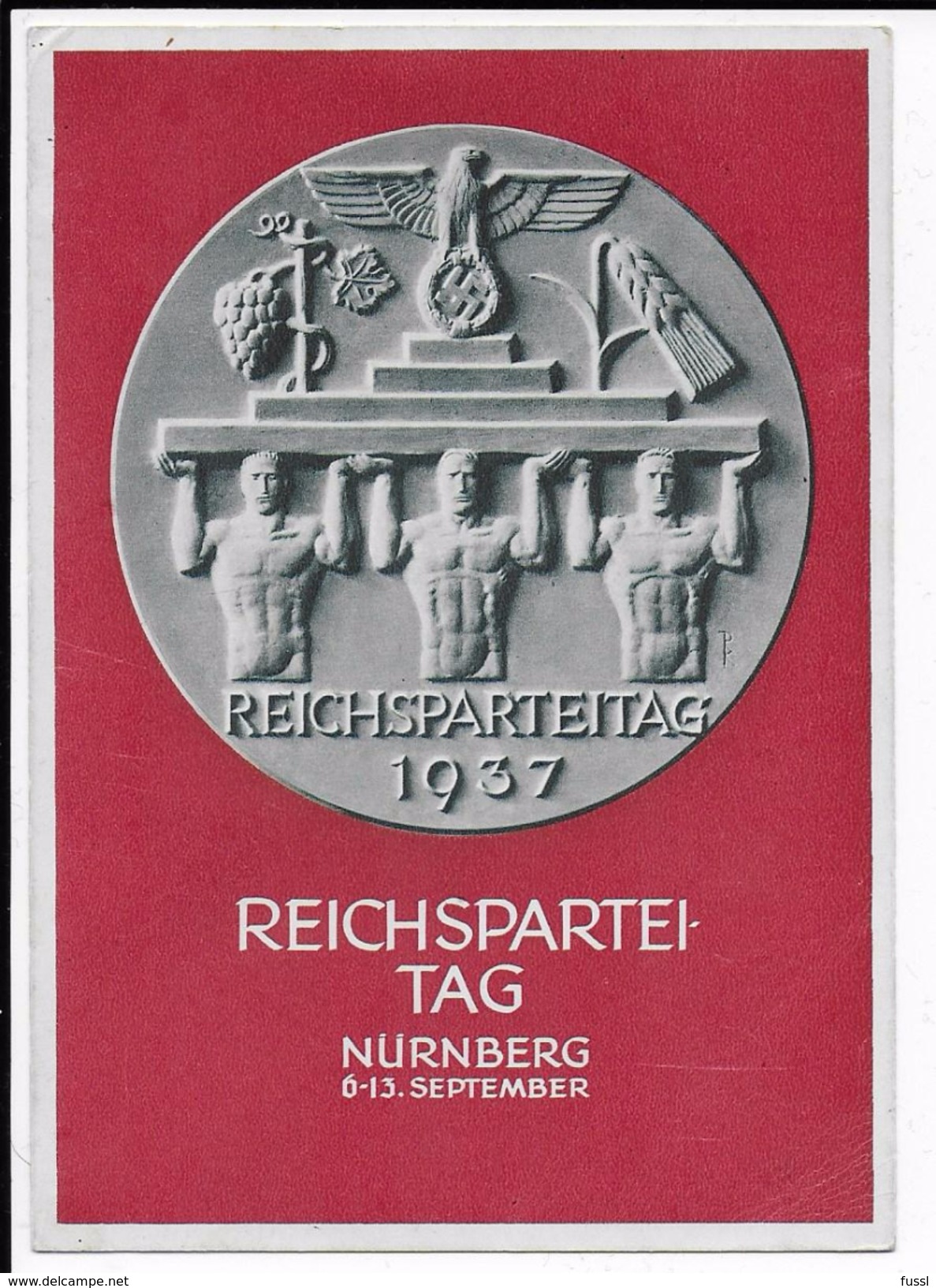 Reichsparteitag Nürnberg, Propaganda, Hakenkreuz, Swastika, Hitler - Guerra 1939-45