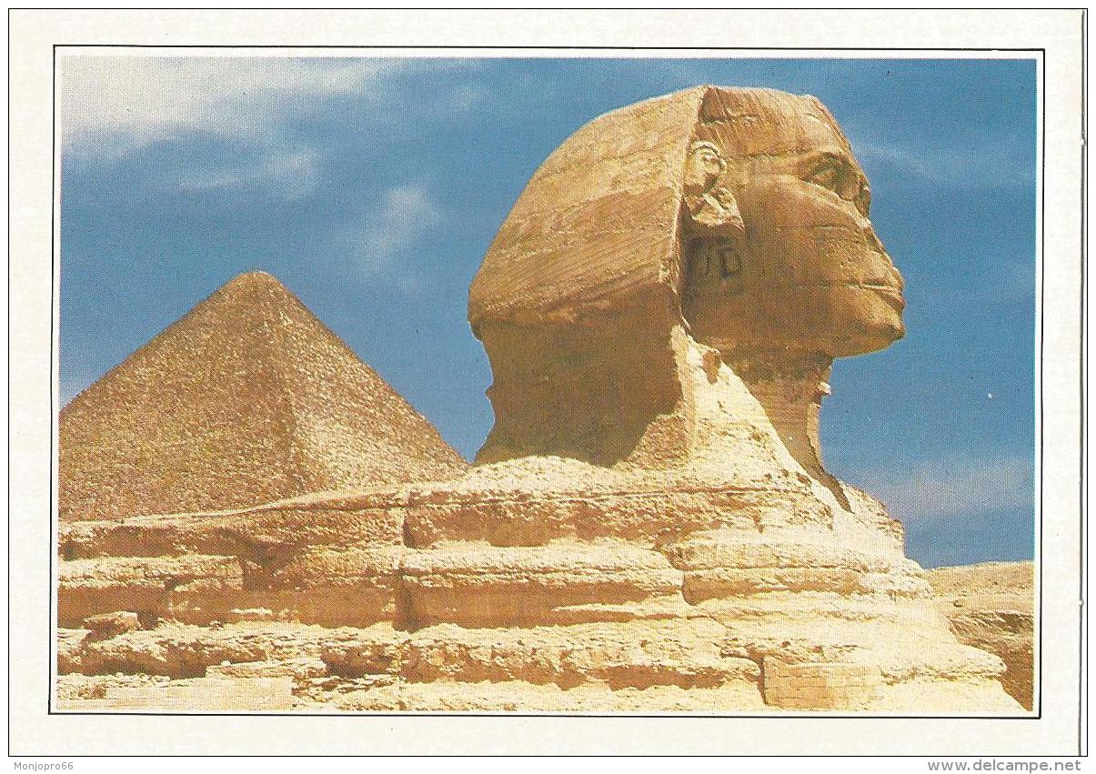 Carte Façon CPM Avec Légende Au Dos   Le Sphinx De Gizeh   L Egypte - Other & Unclassified