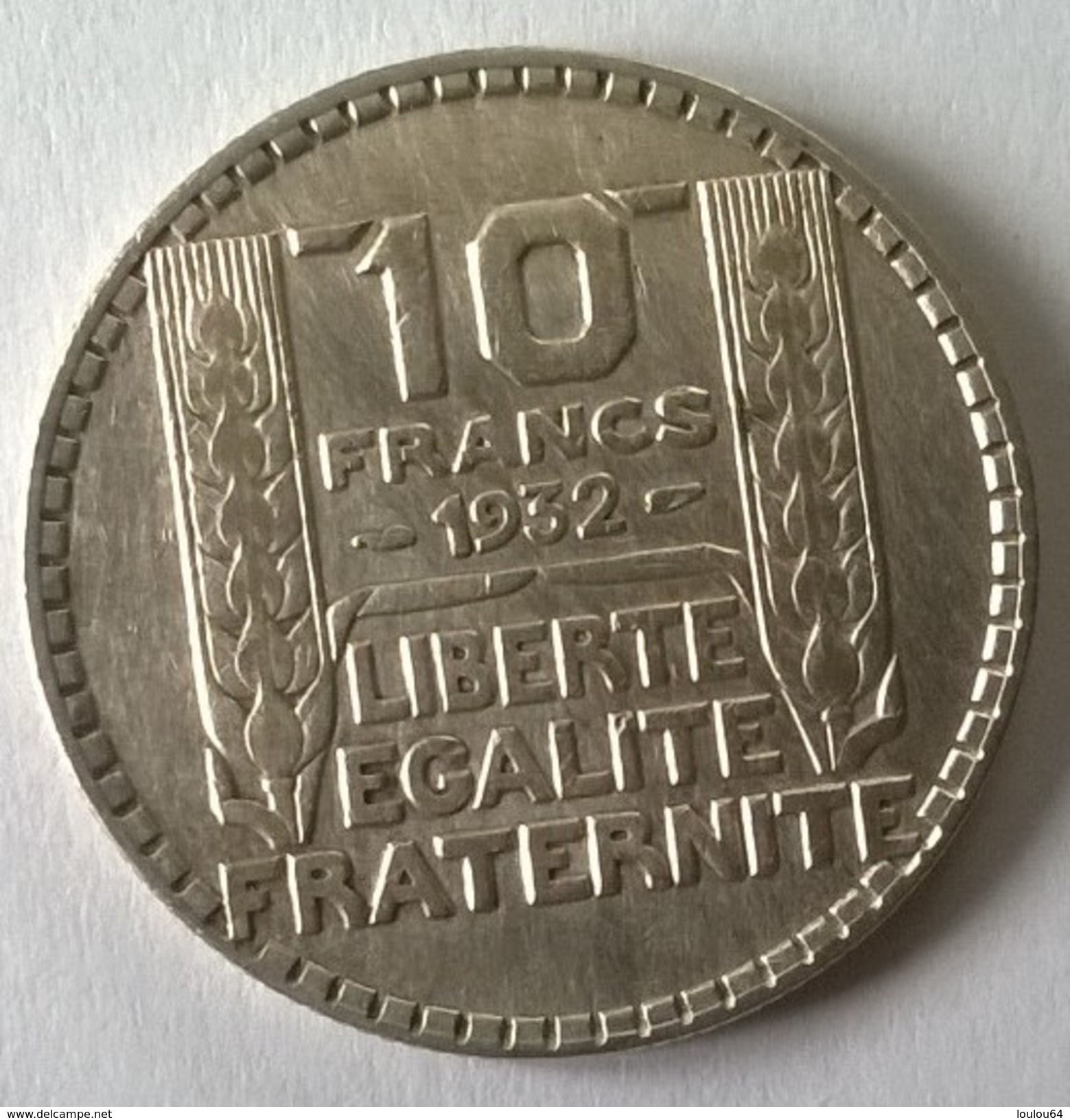 10 Francs TURIN 1932 - TTB - - Autres & Non Classés