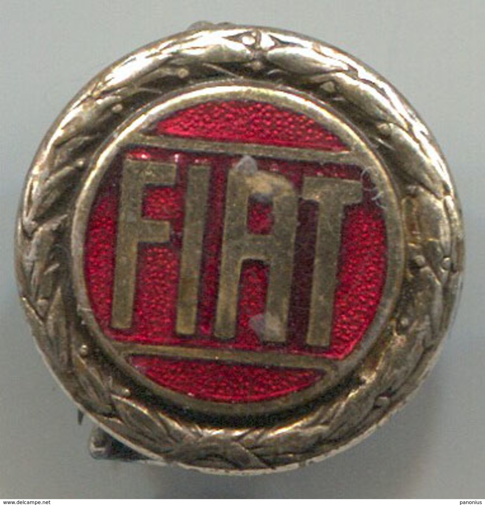 FIAT - Car, Auto, Automotive, Enamel, Vintage Pin, Badge, Abzeichen - Fiat