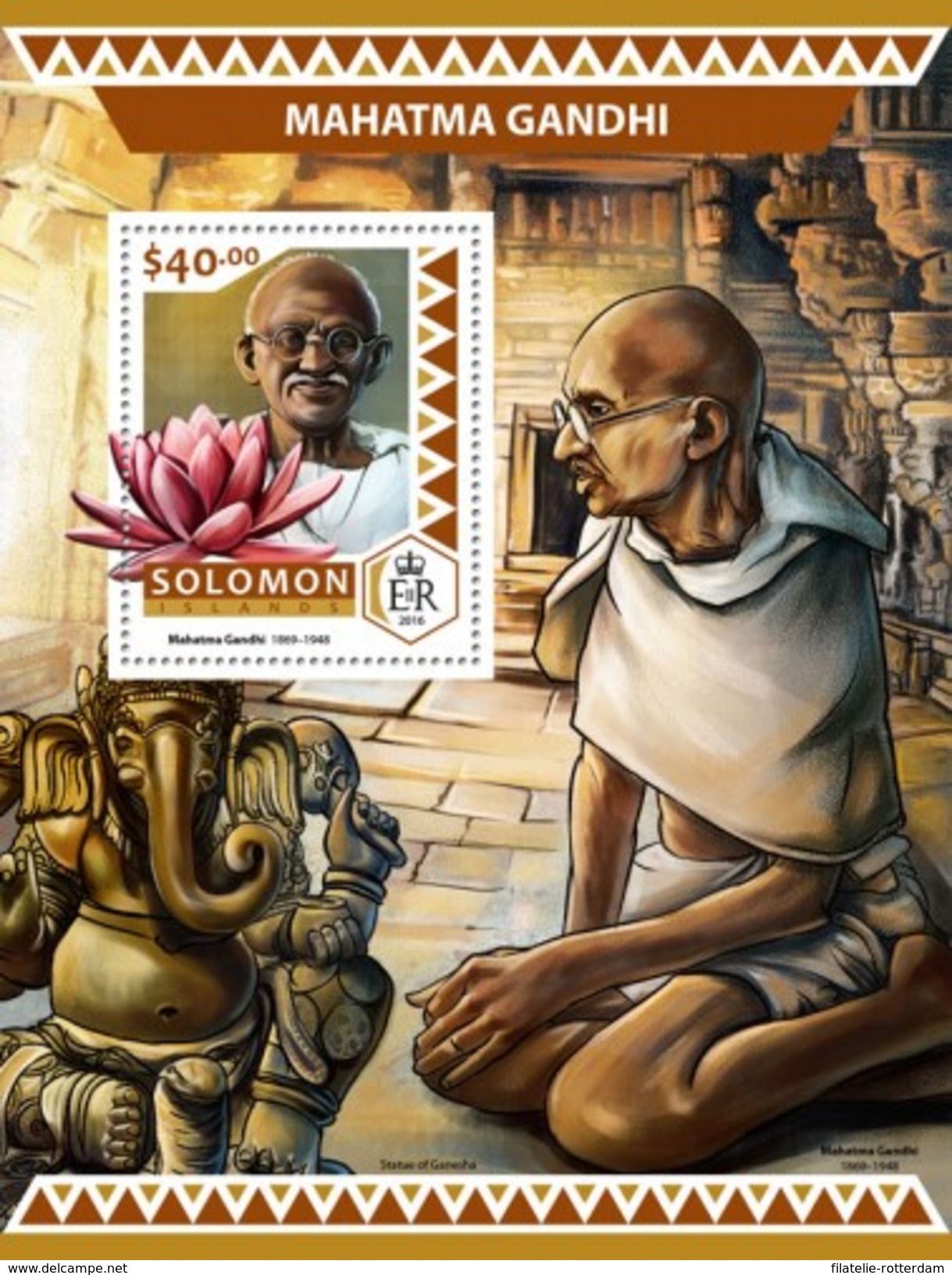 Solomoneilanden / Solomon Islands - Postfris / MNH - Sheet Mahatma Gandhi 2016 - Solomoneilanden (1978-...)