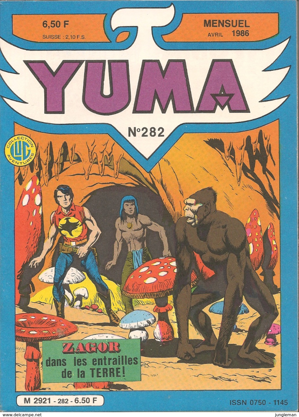 Yuma N° 282 - Editions LUG à Lyon - Avril 1986 - Avec Zagor Et Pedro & Doc - TBE - Yuma