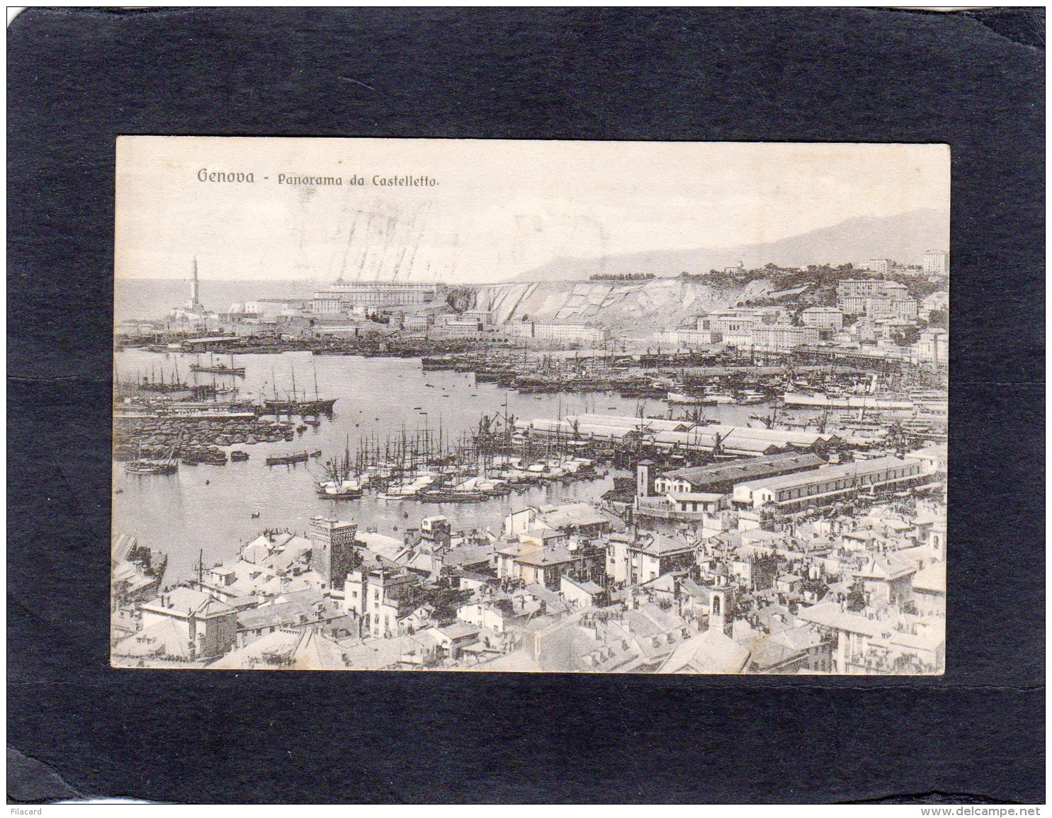 67988     Italia,  Genova,  Panorama Da Castelletto,  VG  1907 - Genova