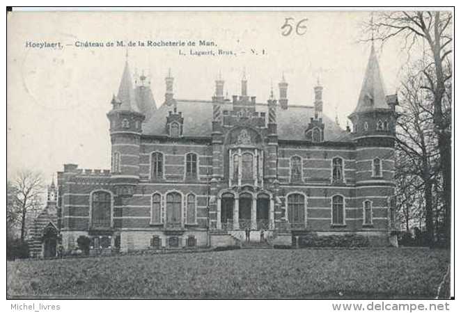 Hoeilaart - Hoeylaert - Château De M De La Rocheterie De Man - Circulé En 1907 - Petit Pli Coin Inf Droit Sinon TBE - Hoeilaart