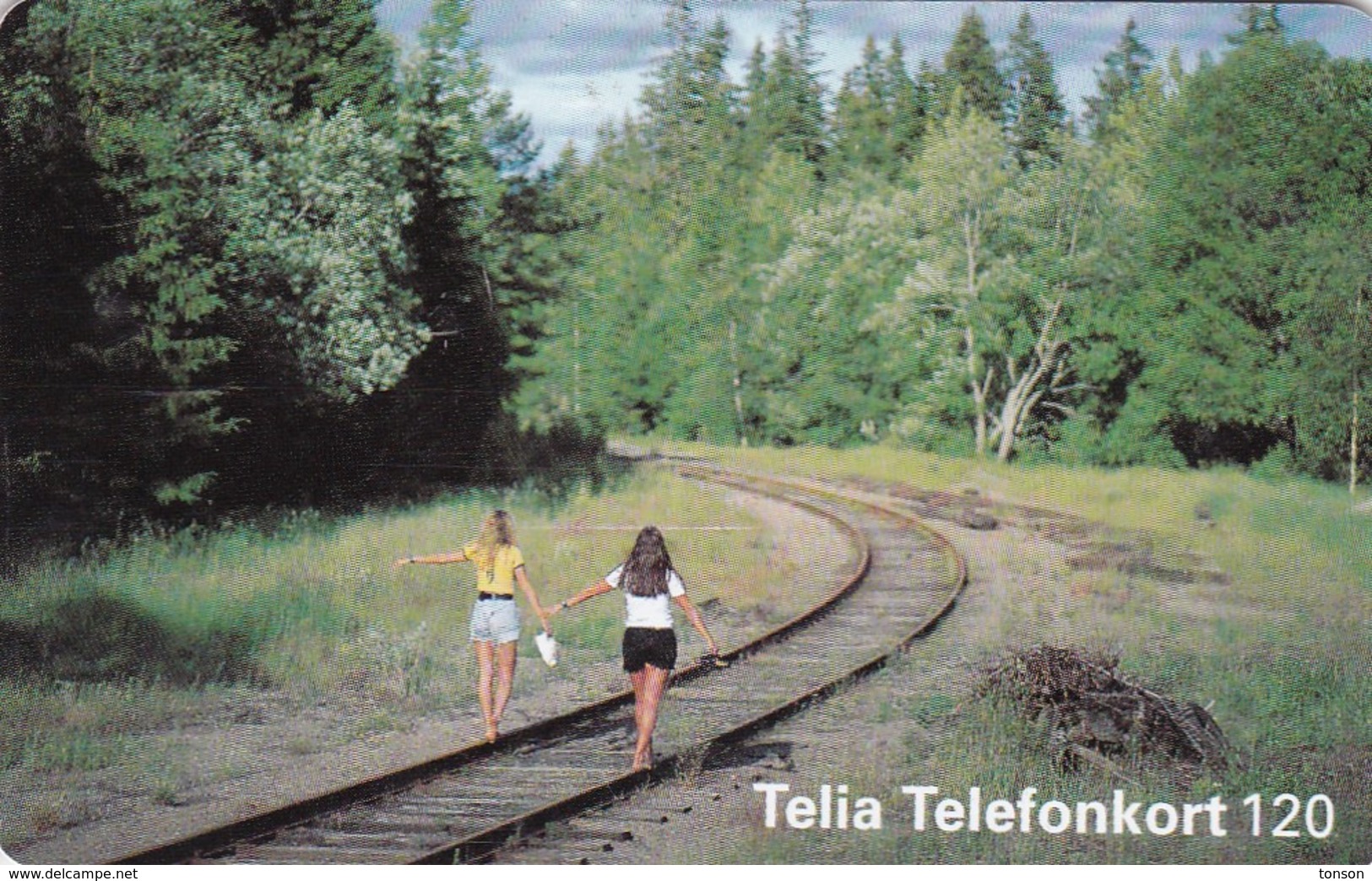 Sweden, 120.020, Women Walking On Railway Lines, 2 Scans.   CN: C63158138 - Schweden