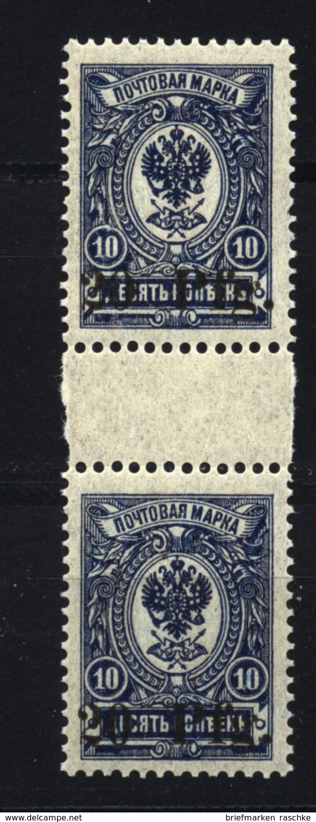 Ober-Ost,Notausgabe Dorpat,1a,ZS,xx,gep. - Besetzungen 1914-18
