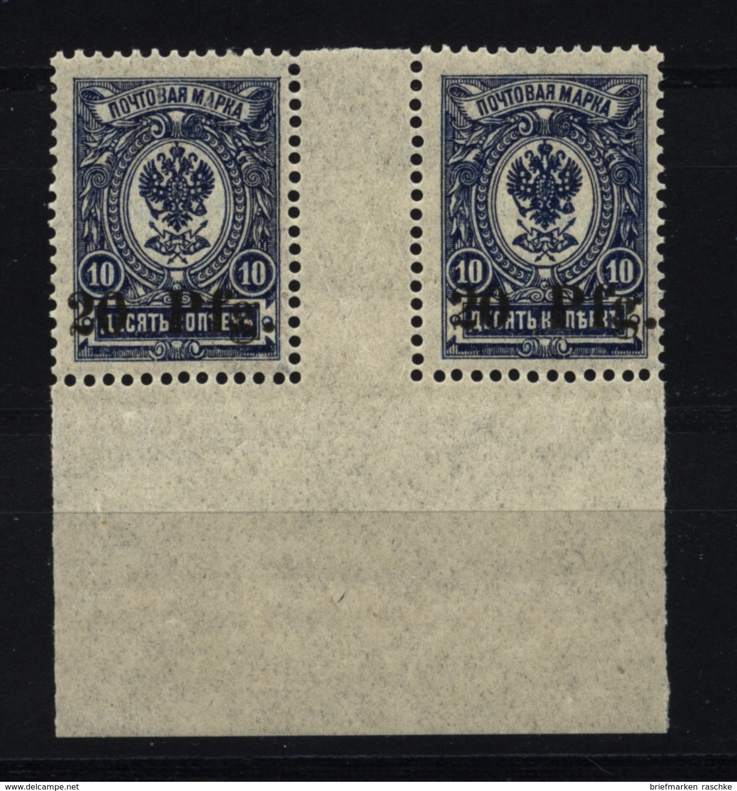 Ober-Ost,Notausgabe Dorpat,1a,ZW,xx,gep. - Besetzungen 1914-18