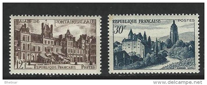 Yt 878 Et 905 " Sites Et Monuments " 1951 Neuf ** - Unused Stamps