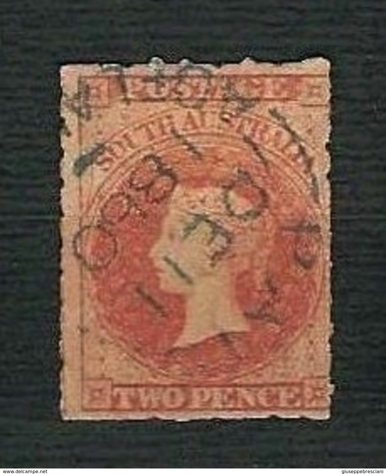 SOUTH AUSTRALIA 1860 - Queen Victoria - Two Pence - Sc:AU 15 - Oblitérés