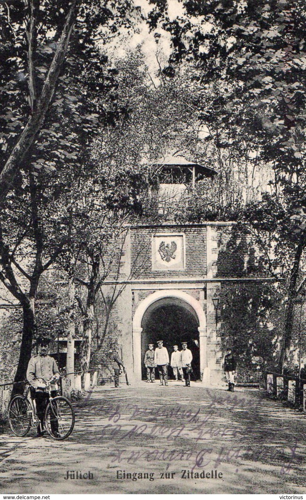 JÜLICH  -  JULIERS -  EINGANG ZUR ZITADELLE - Décembre 1915 - Juelich