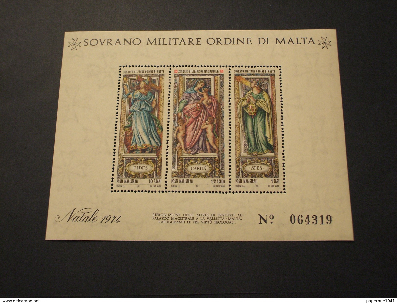 SOVRANO MILITARE ORDINE DI MALTA-SMOM- BF 1970 QUADRI - NUOVO(++) - Malte (Ordre De)