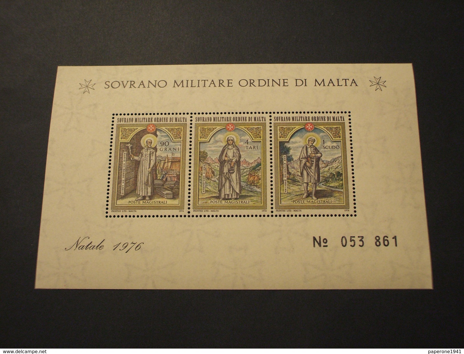 SOVRANO MILITARE ORDINE DI MALTA-SMOM- BF 1976 PITTURE - NUOVO(++) - Malte (Ordre De)