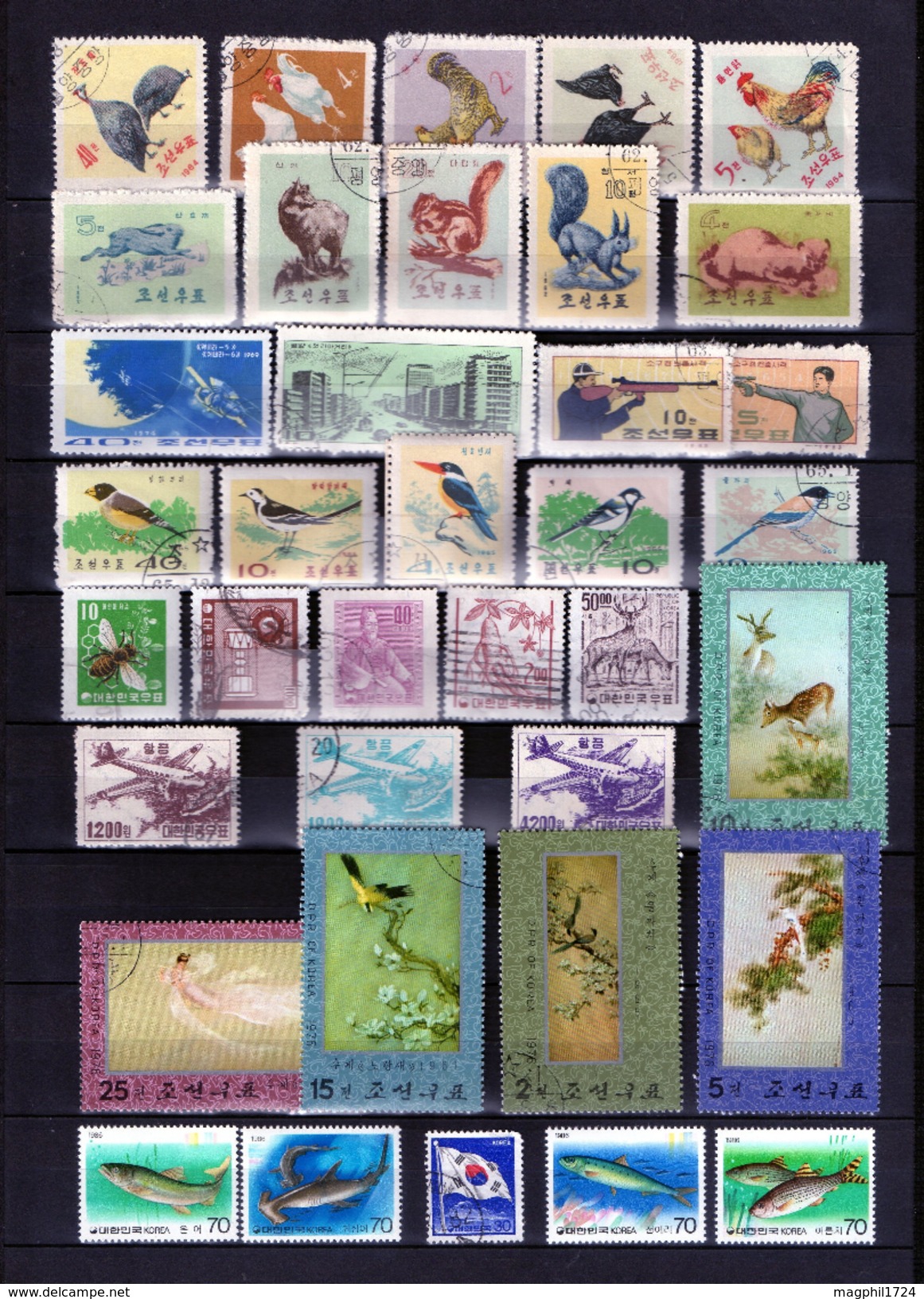 65 TIMBRES DE Coree    ( O ) - Corea (...-1945)