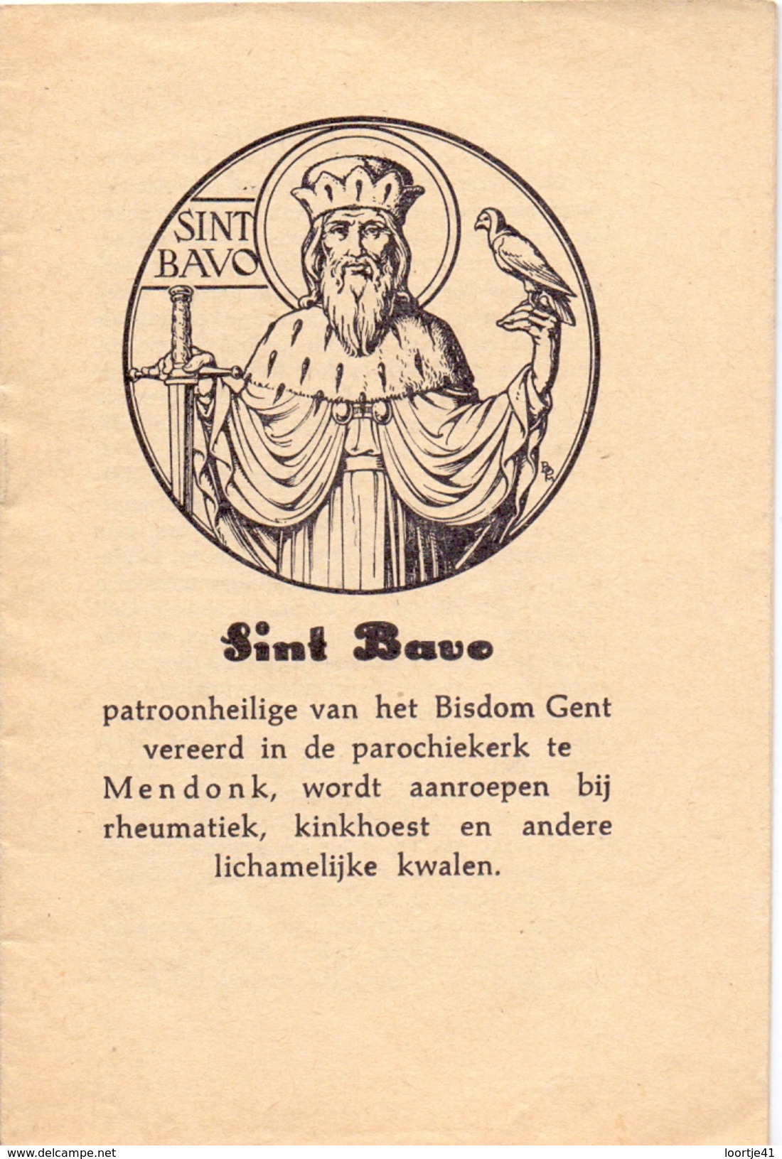 Devotie - Sint Bavo - Patroonheilige Gent - Noveen -  Verering Parochie Kerk Mendonk - Non Classés