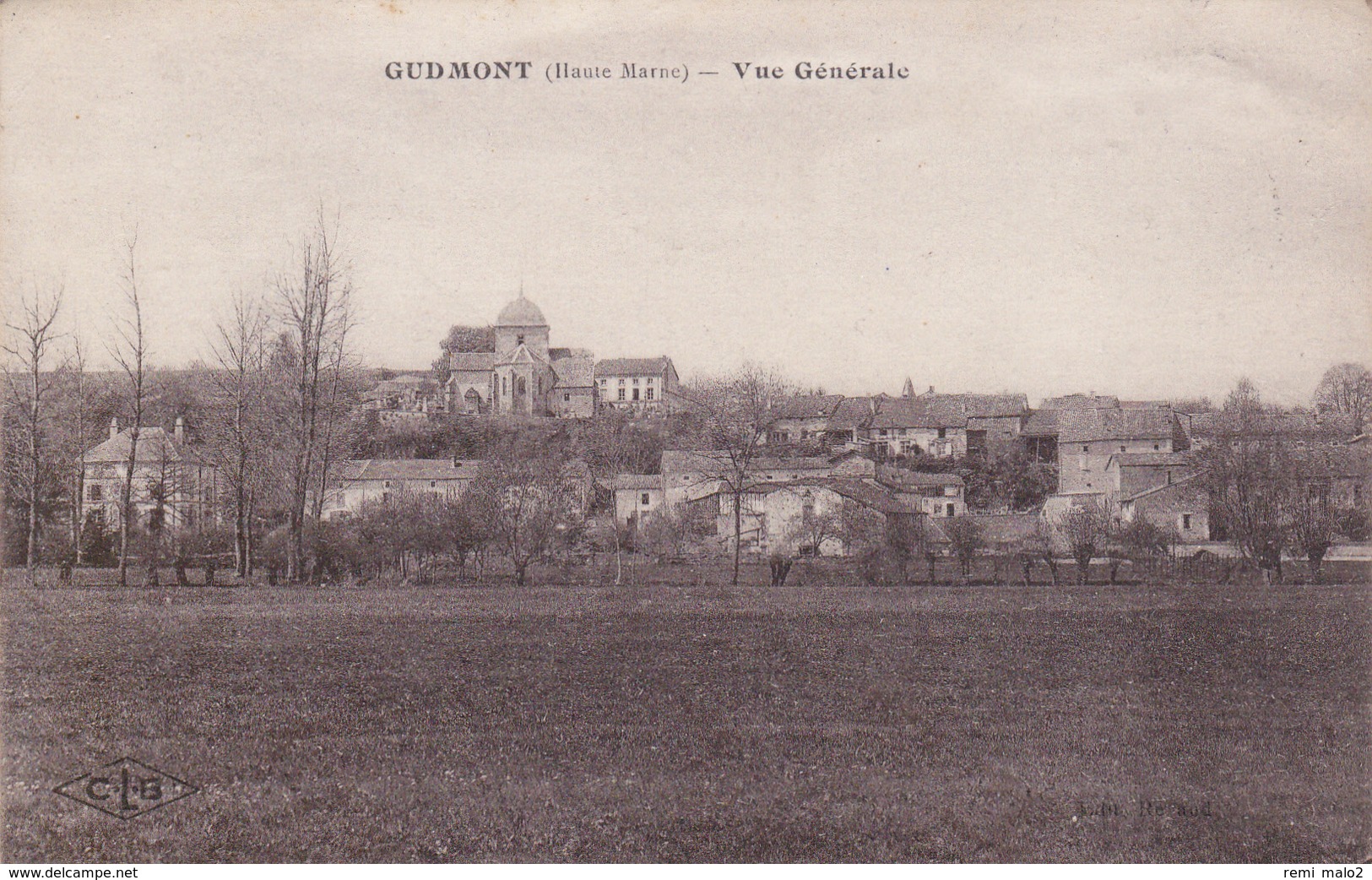 CARTE POSTALE   GUDMONT 52  Vue Générale - Autres & Non Classés