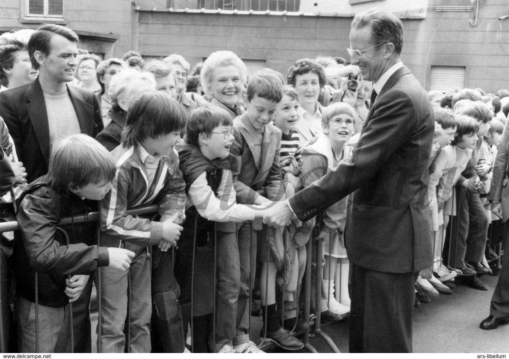 REAL Photo / ROYALTY / Belgium / Belgique / Roi Baudouin / Fabiola De Mora Y Aragon / Lessines / Mai 1984 - Beroemde Personen