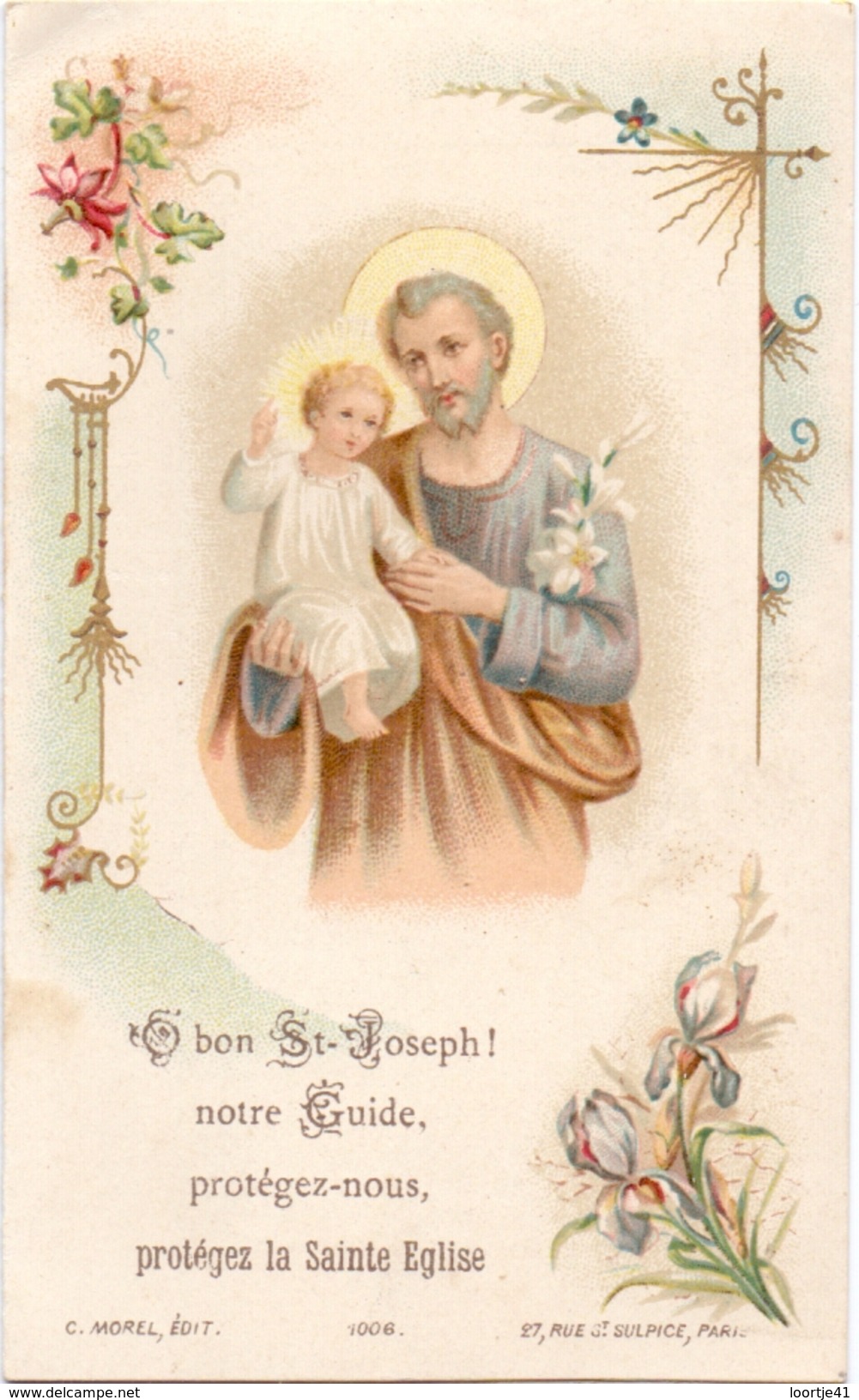 Kalender Calendrier - Devotie Devotion - Saint Joseph - Heilige Jozef - 1905 - Small : 1901-20