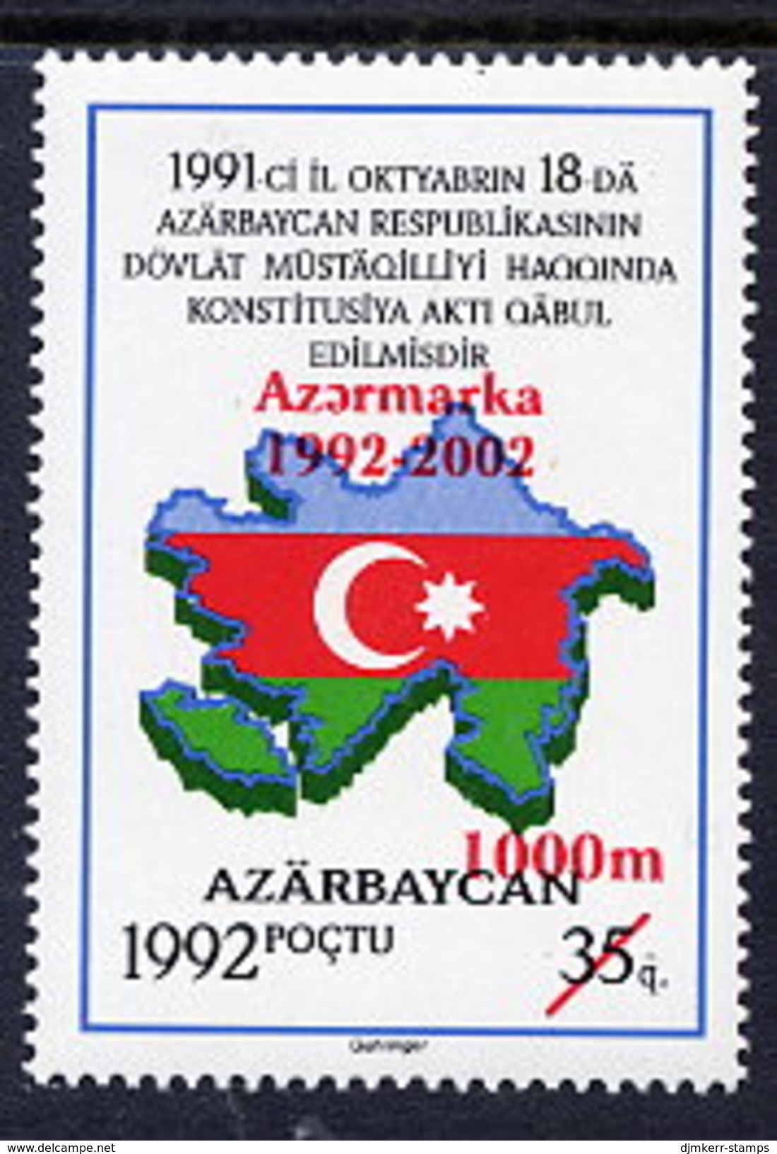 AZERBAIJAN 2002 Azermarka Stamp Company MNH / **.  SG 523 - Azerbaïdjan