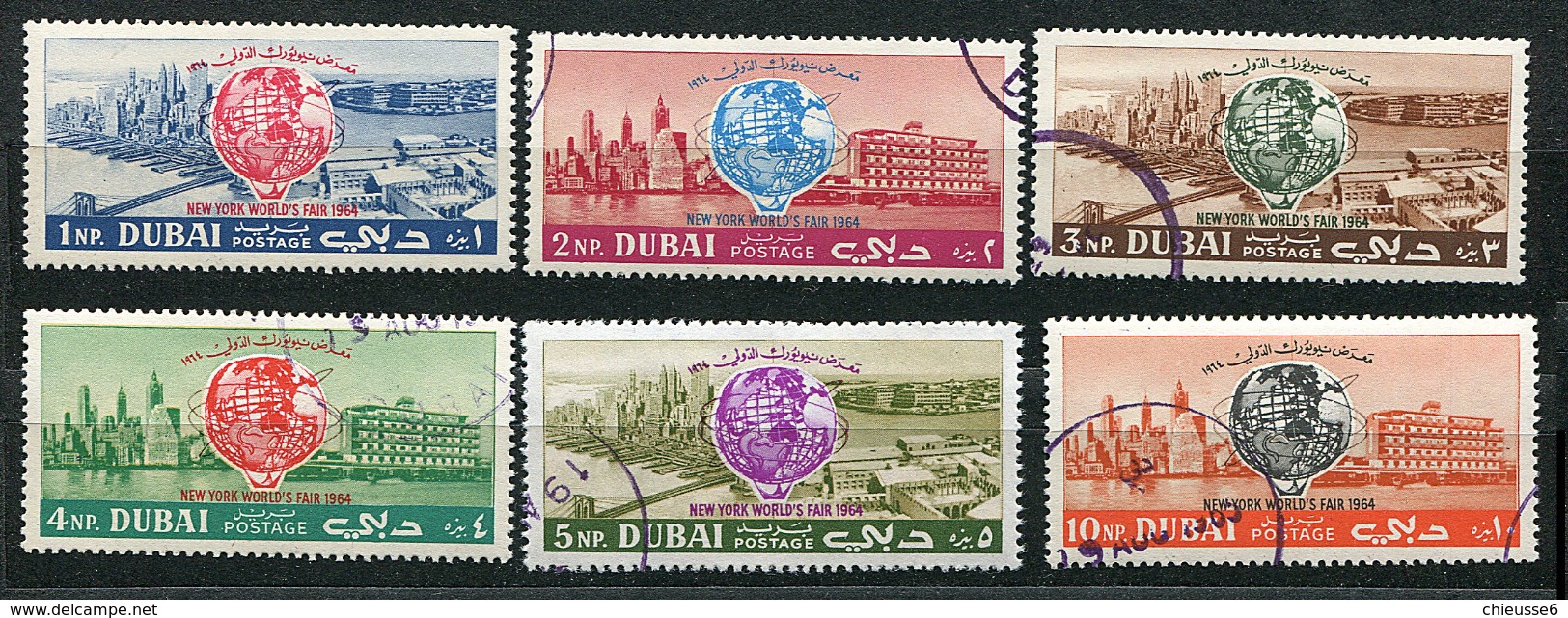 Dubai Ob Ref. Michel N° 89 A à 94 A - Expo Internationale De New York - - Dubai