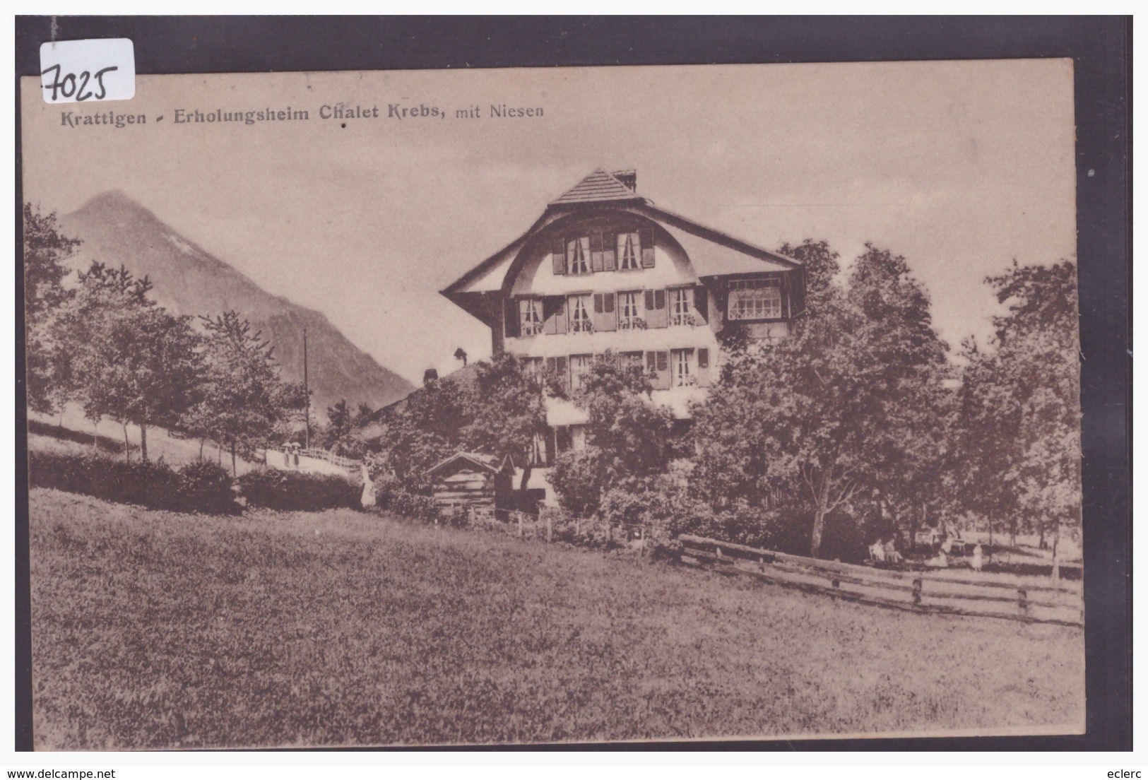 KRATTIGEN - ERHOLUNGSHEIM CHALET KREBS - TB - Krattigen