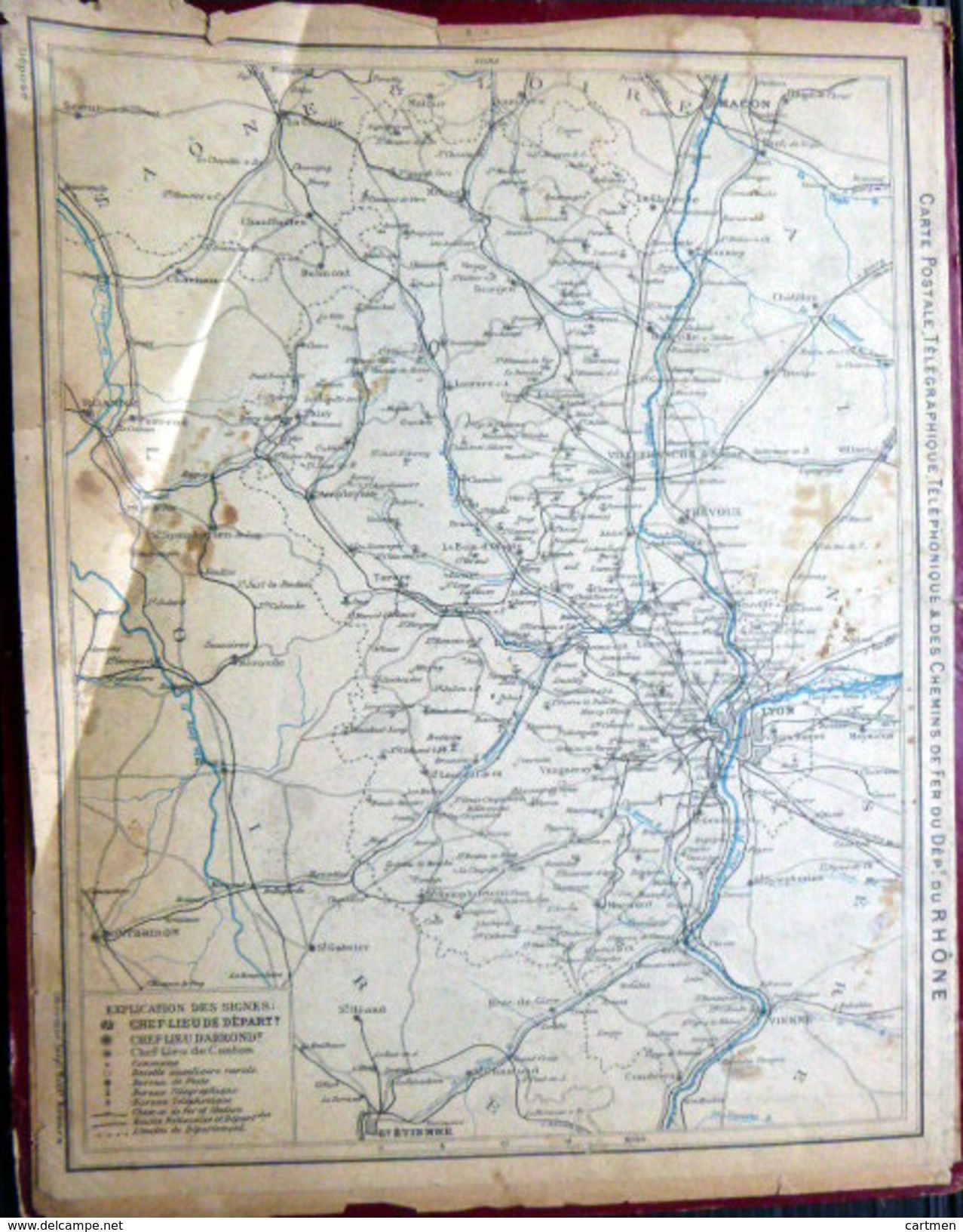 CALENDRIER ALMANACH DES POSTES PTT 1930 LES QUAIS A PARIS  DEPARTEMENT DU RHONE   POSTES ET TELECOMMUNICATION - Formato Grande : 1921-40