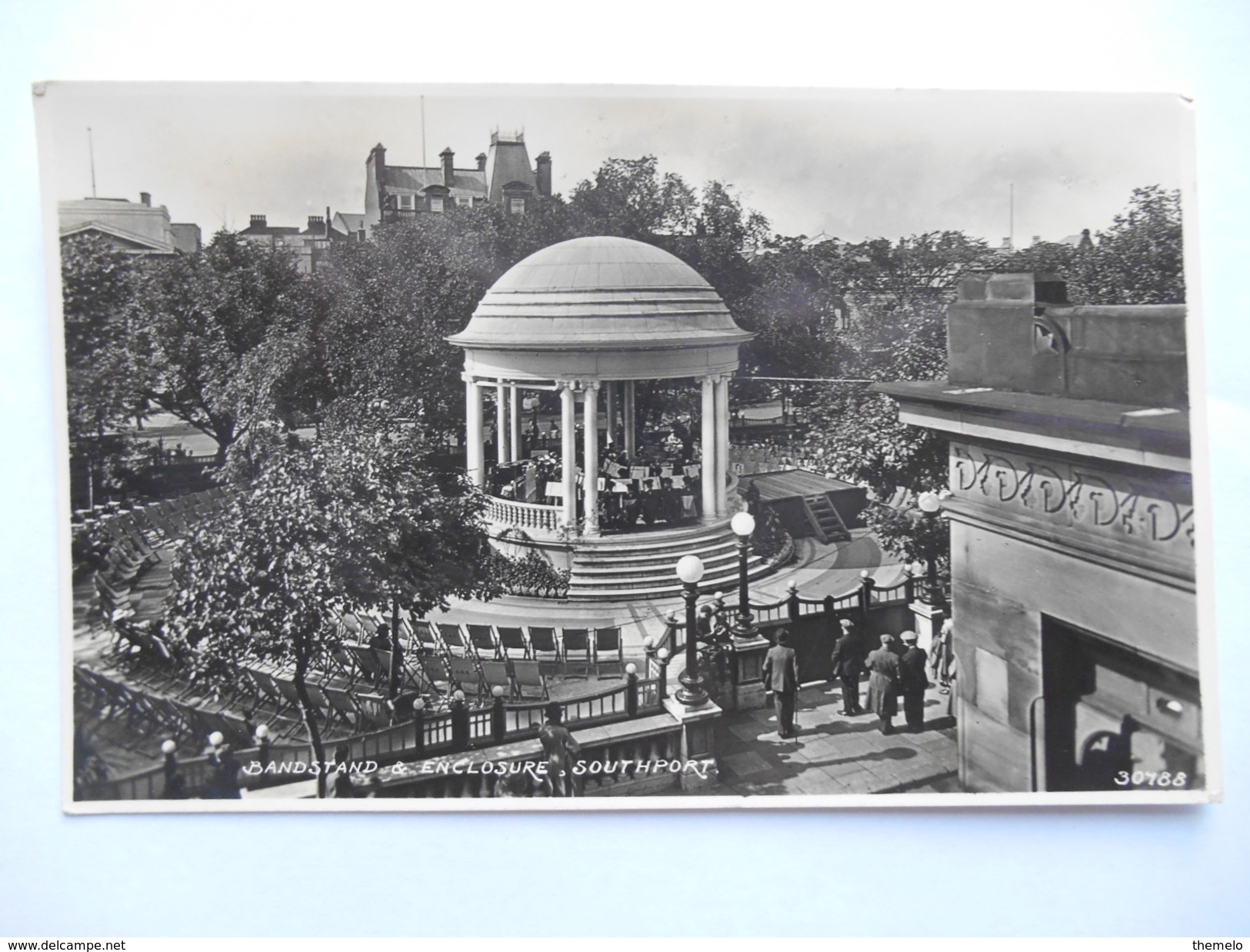 CPSM "Bandstand & Enclosure - Southport" - Southport