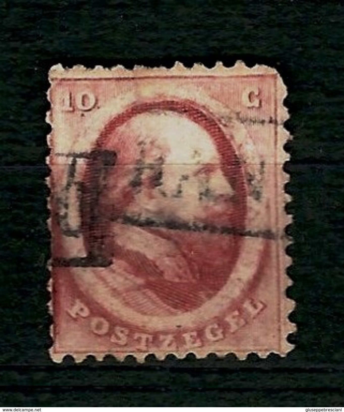 NEDERLAND 1864 - King William III - 10 C. Rosso -  Mi:NL 5 - Neufs