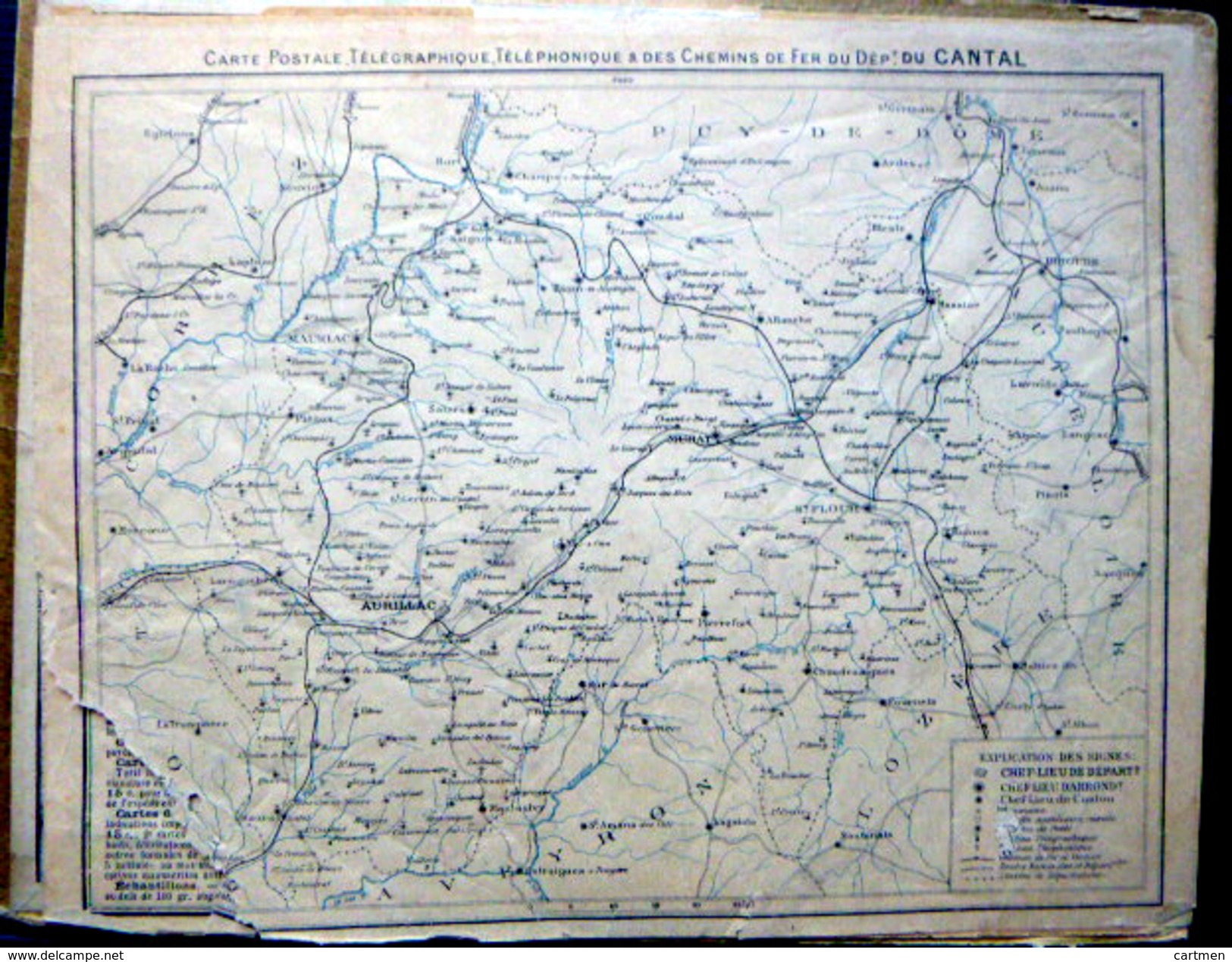 CALENDRIER ALMANACH DES POSTES PTT 1928  ST BERTRAND DE COMMINGES  DEPARTEMENT DU CANTAL POSTES ET TELECOMMUNICATION - Grand Format : 1921-40