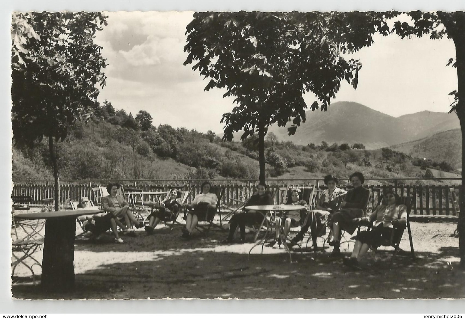 68 - Haut Rhin - Munster Le Kleebach Terrasse Maison De Repos Pour Veuves Orphelins De Guerre Ed Photo Herzog - Munster