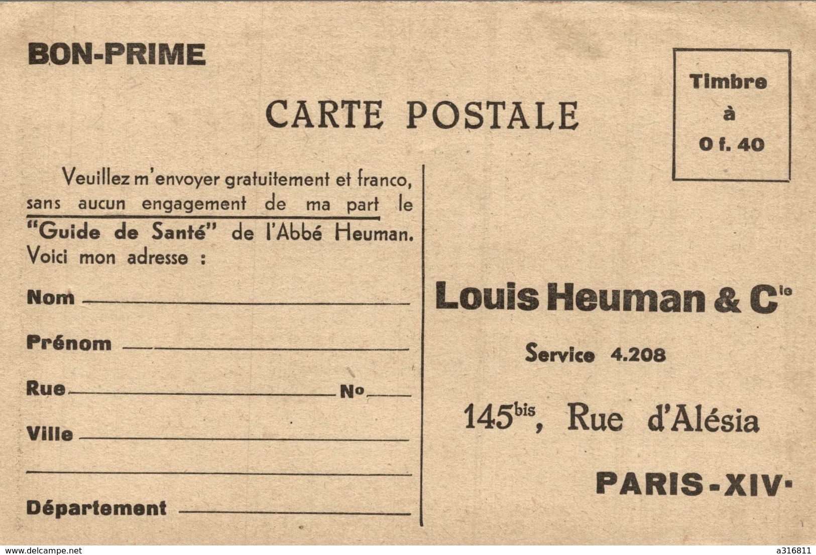 LOUIS HEUMAN & Cie - Gesundheit