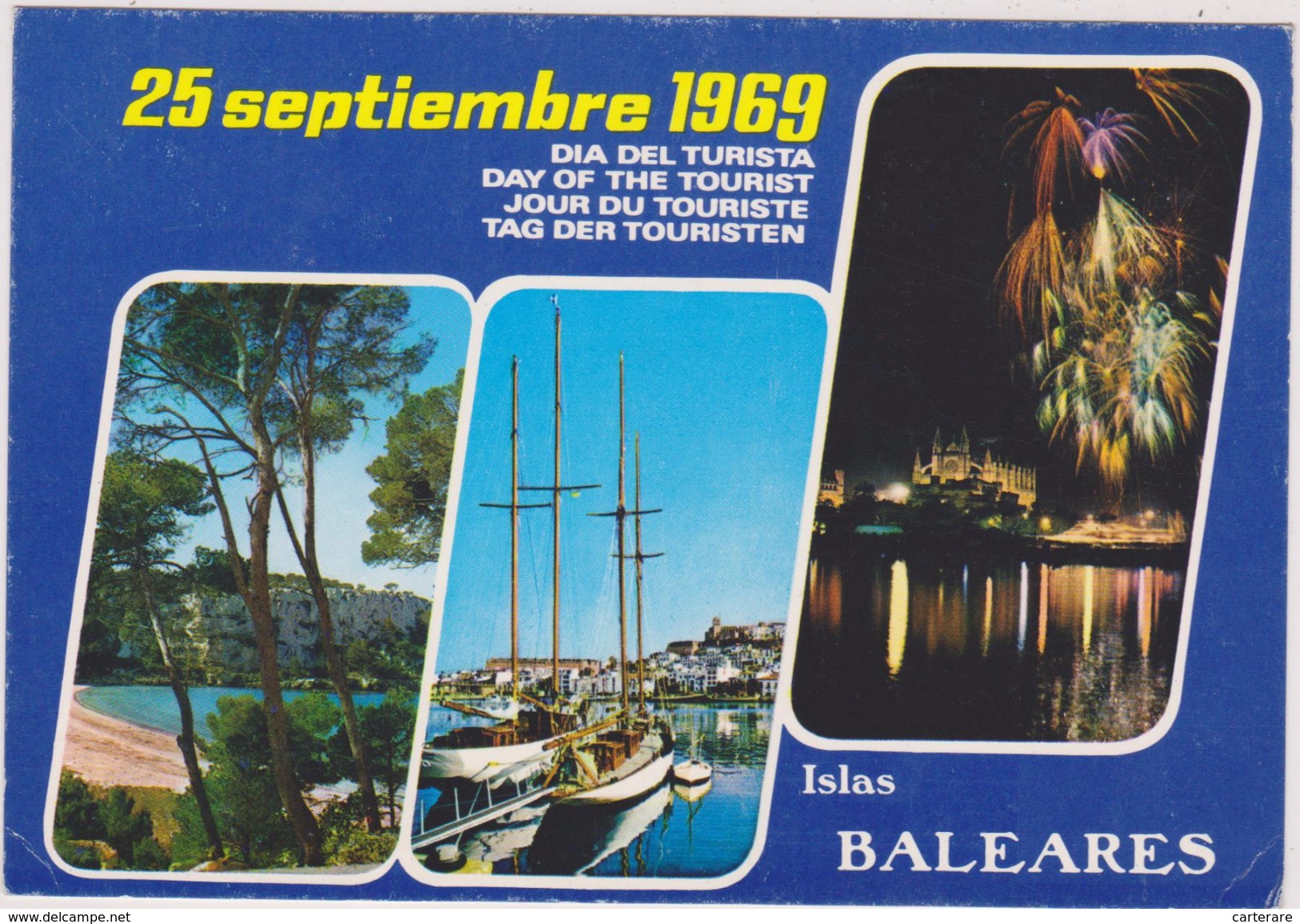 ESPAGNE,SPAIN,ESPANA,ISLAS BALEARES,iles Baléares ,1969 - Autres & Non Classés