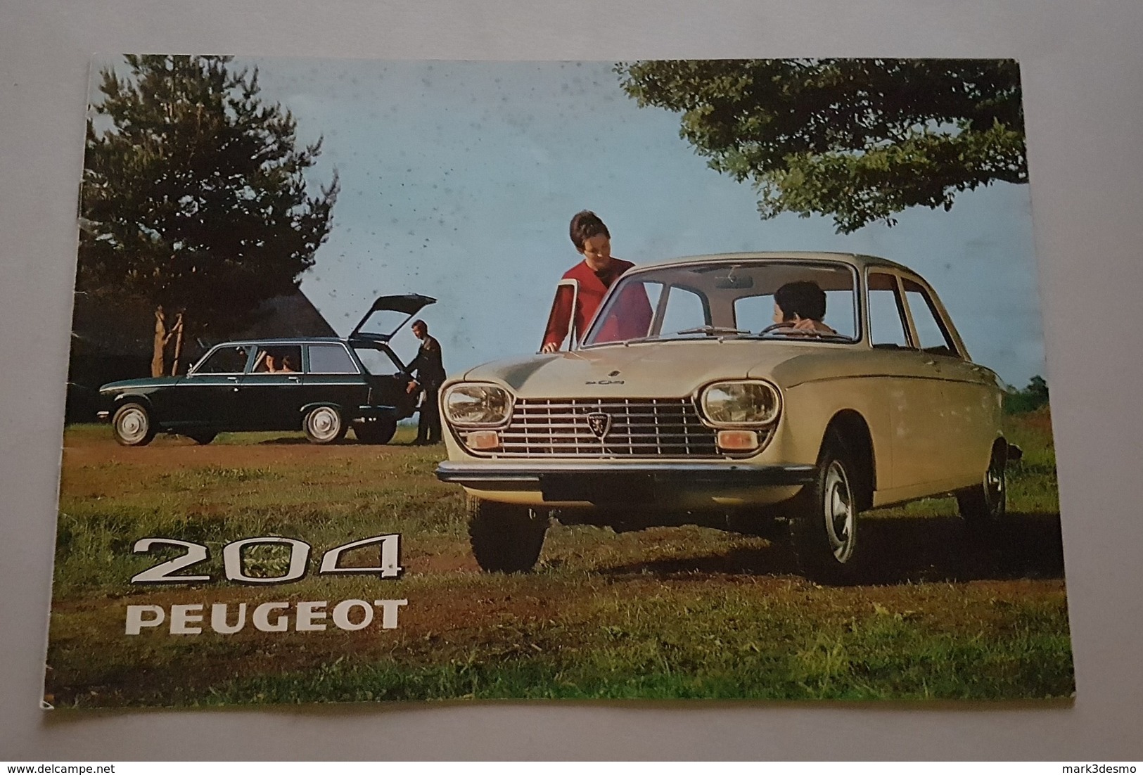 Peugeot 204 1970 Depliant Originale Auto - Car Genuine Brochure - Prospekt - Motori