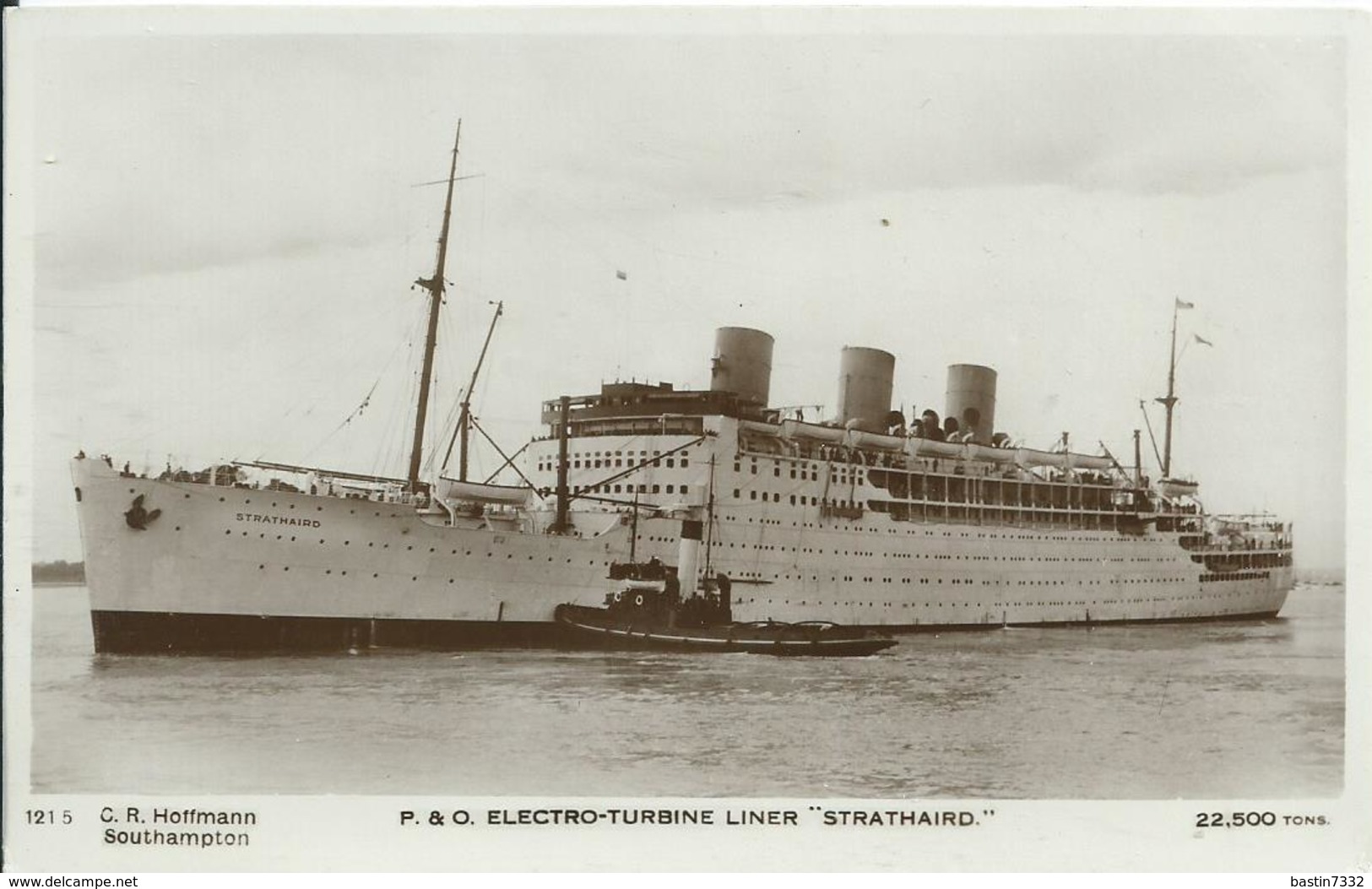 P&O Electro-turbine Liner ''Strathaird'' - Koopvaardij