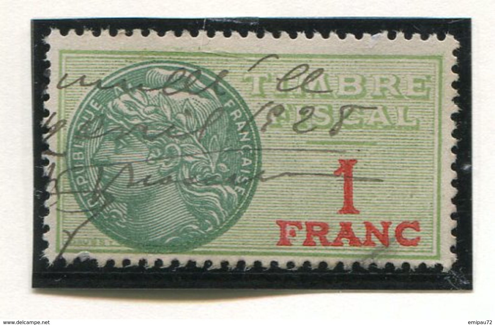 FRANCE- Timbre Fiscal Y&T N°22 De 1925- Oblitéré - Autres & Non Classés