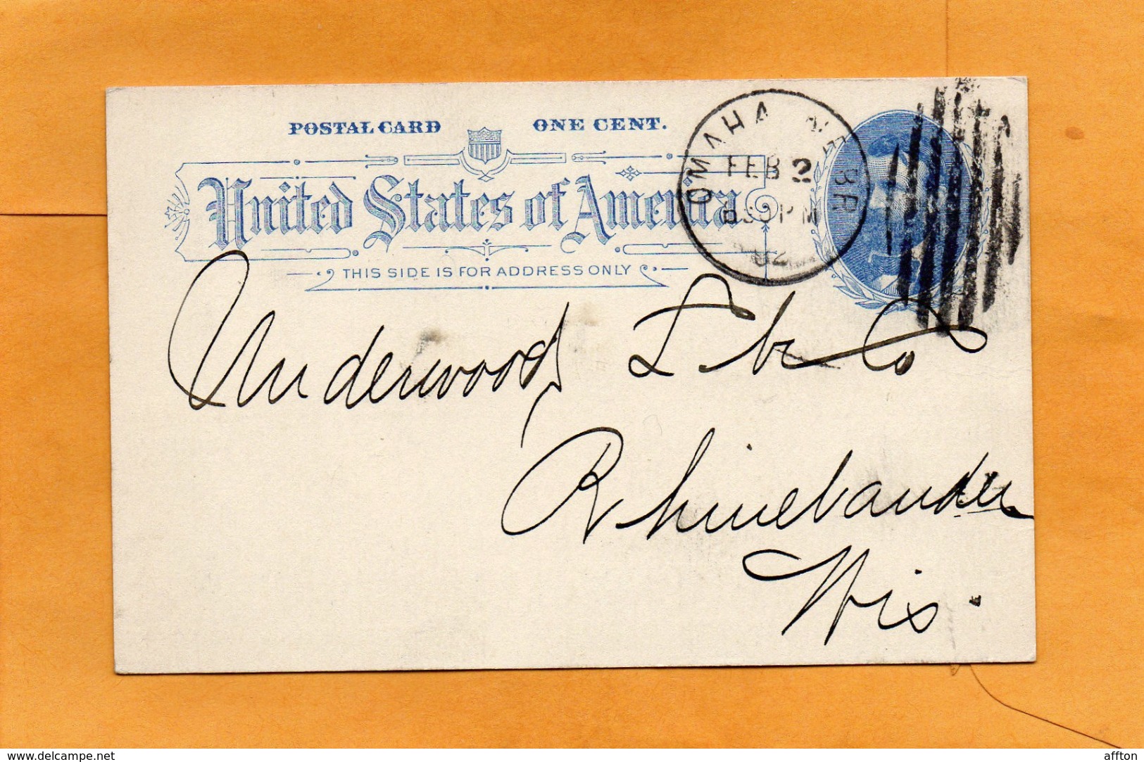 USA Old Card Mailed - ...-1900