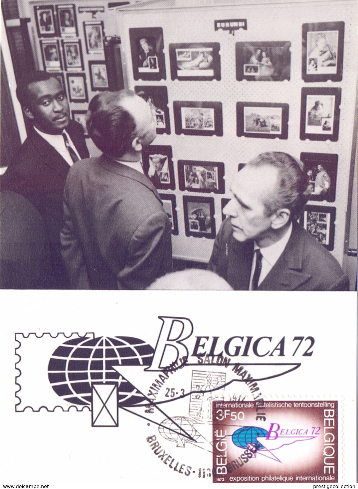 BELGIQUE BELGICA 72 MAXIMUN  1972 2 PIECES  (FEB170073-74) - Institutions Internationales