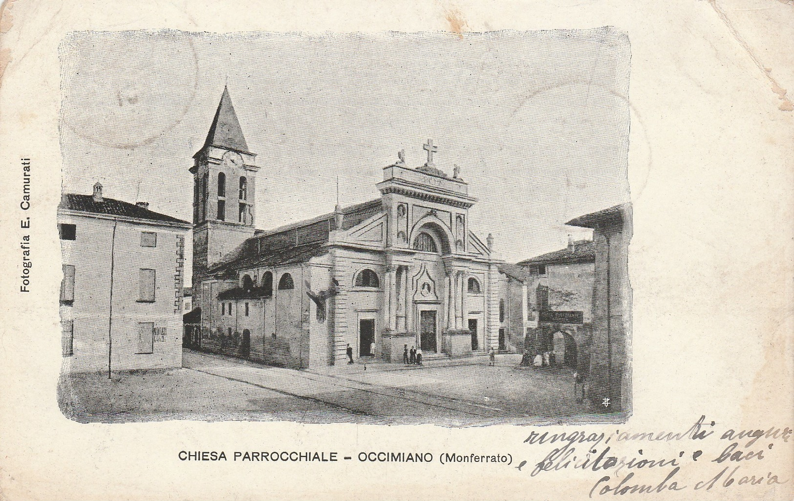 ALESSANDRIA - CHIESA PARROCCHIALE - OCCIMIANO (MONFERRATO) - Alessandria