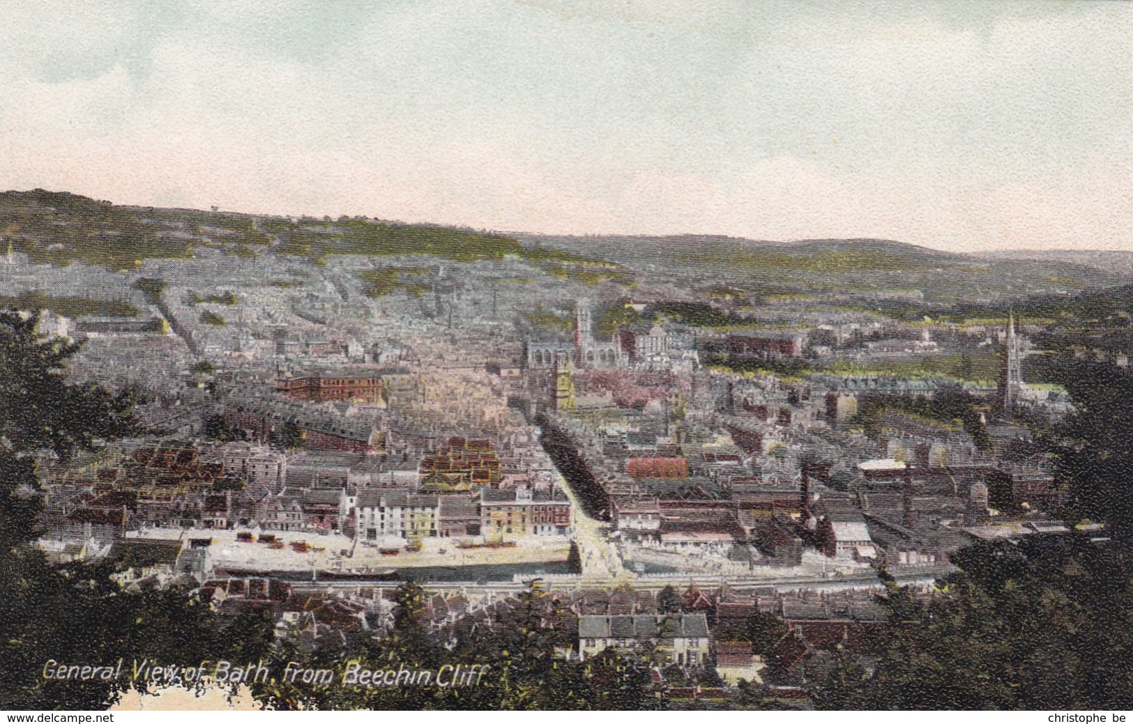 Sommerset, Bath, General View Of Bath, From Beechin Cliff (pk33516) - Bath