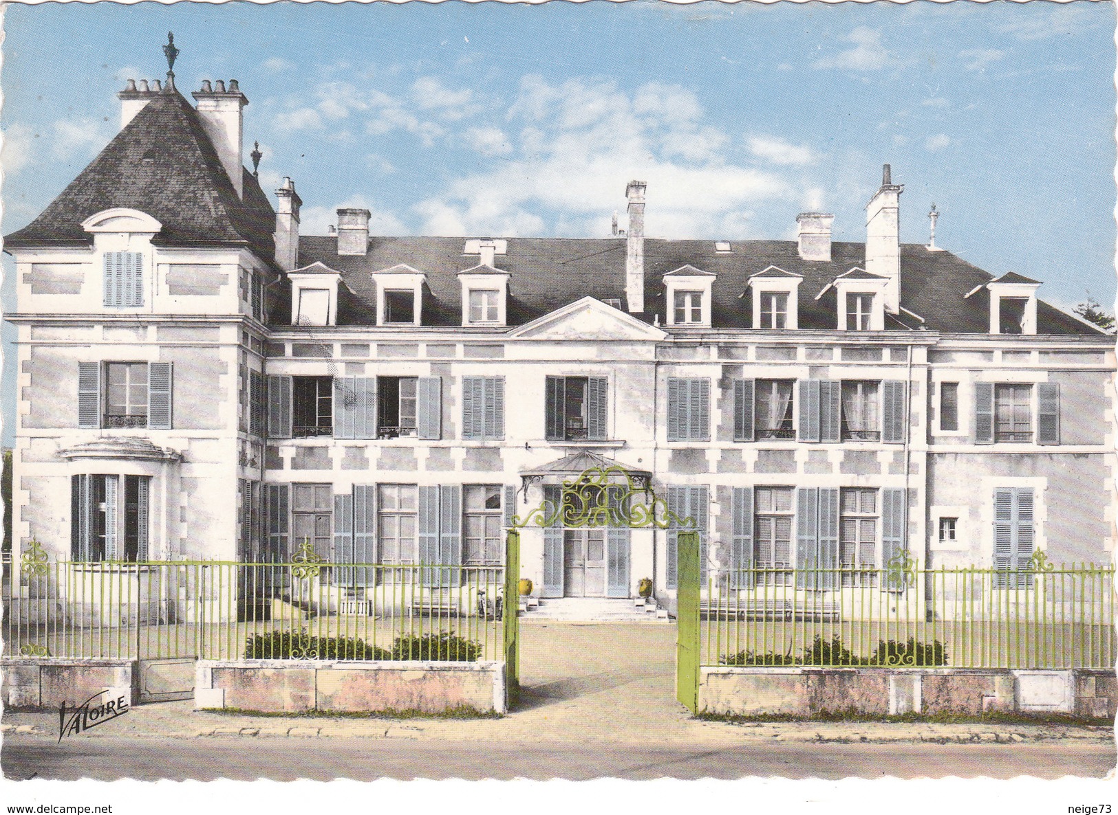 Carte Postale Des Années 60 De L'Yonne - Vincelles - Le Château, Colonie De Vacances - Autres & Non Classés