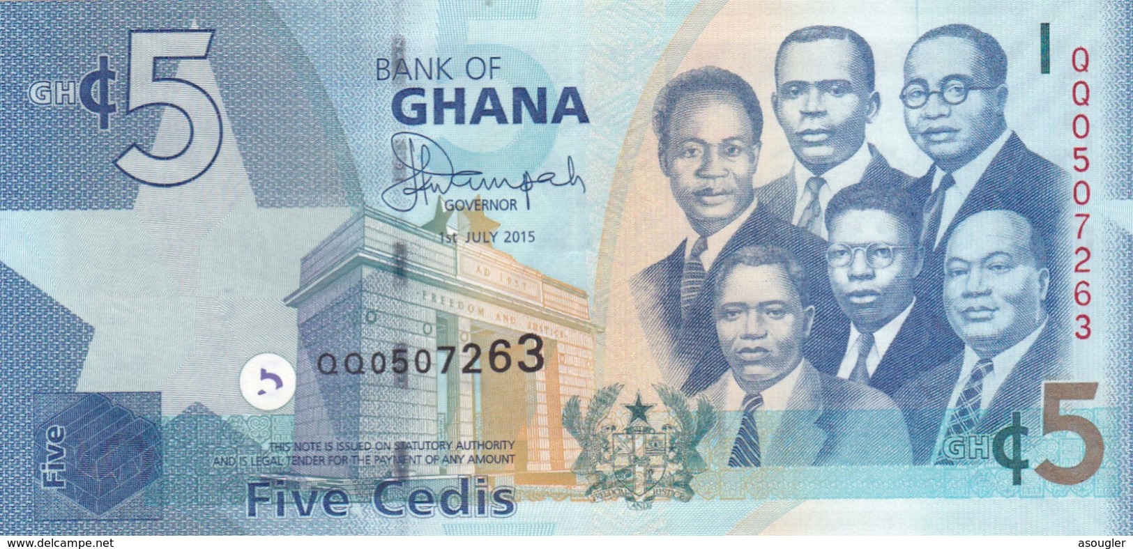 GHANA 5 CEDIS 1-7-2015 VF - Ghana