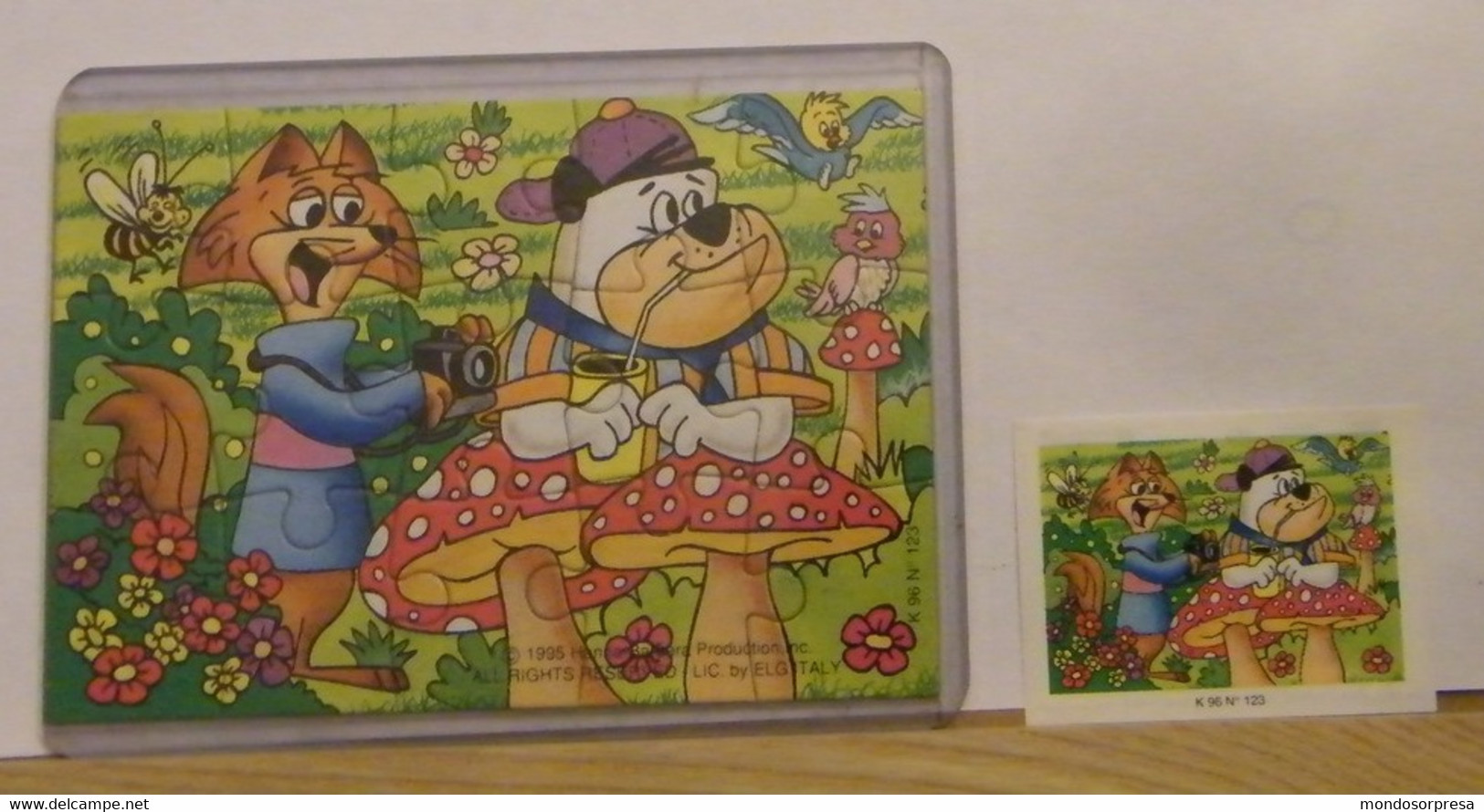 (SC09-16) PUZZLE FERRERO, YOGHI ESTERNA   - K96 N°123 + CARTINA - Puzzles