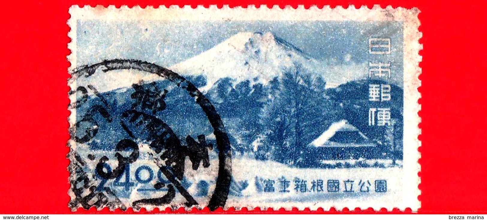 GIAPPONE - Usato - 1949 - Paesaggi - Parco Nazionale - 24.00 - Used Stamps