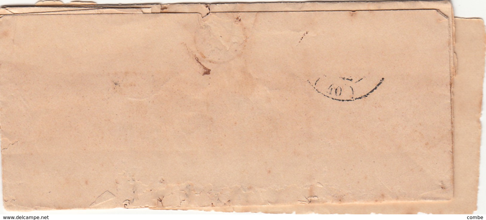 LETTRE.    25 NOV 42 .    LOIR ET CHER   LA VILLE-AUX-CLERCS.     BOITE  RURALE  =   B   DROUE   / 77 - 1801-1848: Précurseurs XIX